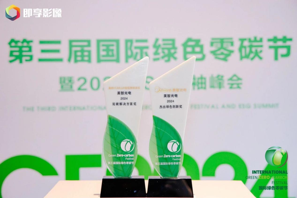 美智光电荣获国际零碳节“2024杰出绿色创新奖”与“2024解决方案奖”彰显绿色创新实力